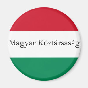Ungarische Flagge färbt Magneten Magnet