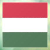 Ungarische Flagge Fensteraufkleber (Blatt 3)