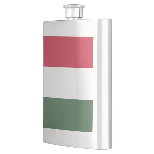 Ungarische Flagge Flachmann (Links)