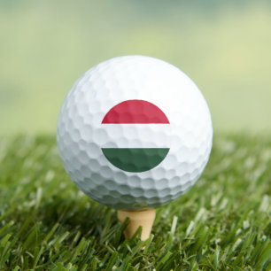 Ungarische Flagge, Flagge Ungarns Golfball