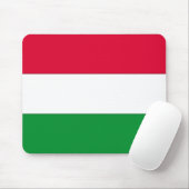 Ungarische Flagge, Flagge Ungarns Mousepad (Mit Mouse)