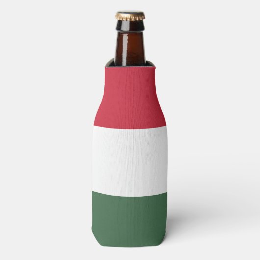 Ungarische Flagge Flaschenkühler (Flaschenvorderseite)