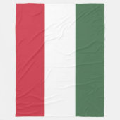 Ungarische Flagge Fleecedecke (Vorderseite)