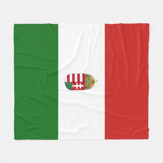 Ungarische Flagge Fleecedecke (Vorderseite (Horizontal))