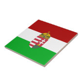 Ungarische Flagge Fliese (Seite)