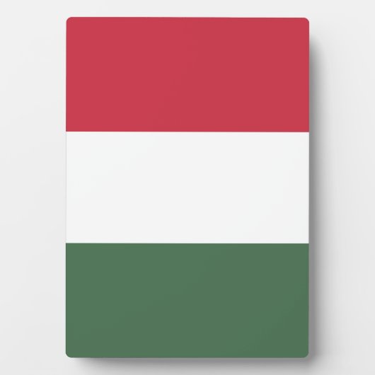 Ungarische Flagge Fotoplatte (Vorderseite)