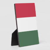 Ungarische Flagge Fotoplatte (Seite)