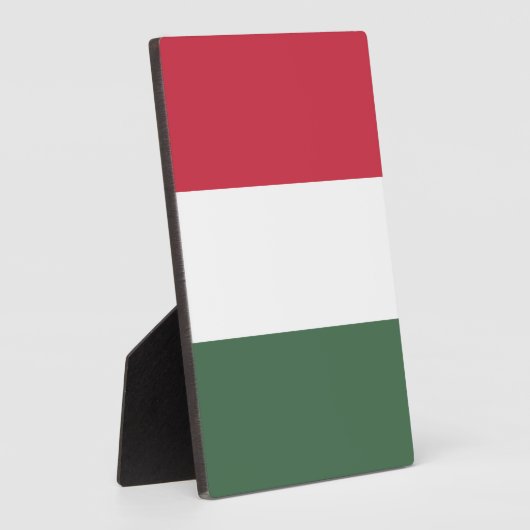 Ungarische Flagge Fotoplatte (Seite)
