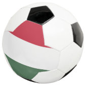 Ungarische Flagge Fußball (Dreiviertel)