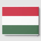 Ungarische Flagge Gästebuch (Rückseite)