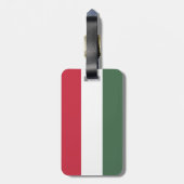 Ungarische Flagge Gepäckanhänger (Rückseite vertikal)