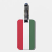 Ungarische Flagge Gepäckanhänger (Rückseite vertikal)