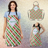 Ungarische Flagge gepflasterte grüne Persönlichkei Schürze