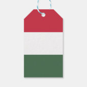 Ungarische Flagge Geschenkanhänger (Rückseite)