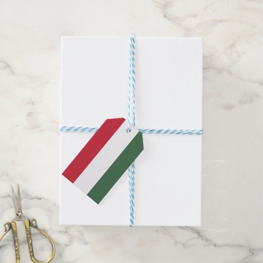 Ungarische Flagge Geschenkanhänger (Mit Garn)