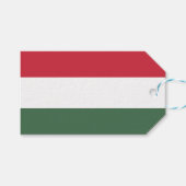 Ungarische Flagge Geschenkanhänger (Vorderseite (Horizontal))