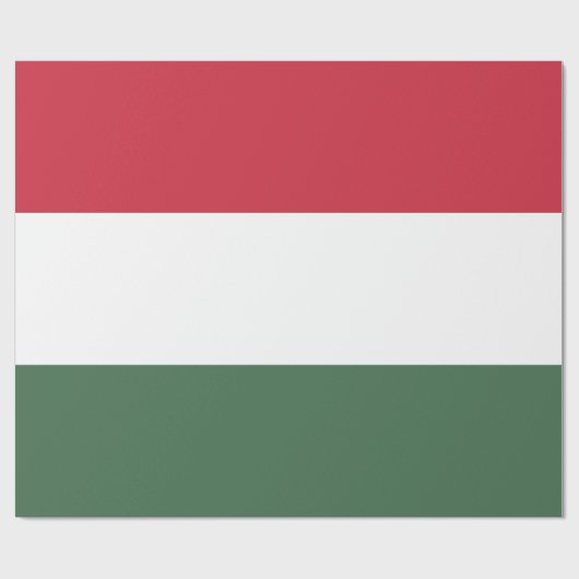 Ungarische Flagge Geschenkpapier (Flach)