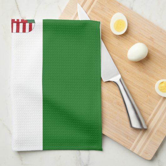 Ungarische Flagge Geschirrtuch (Viertel Falte)