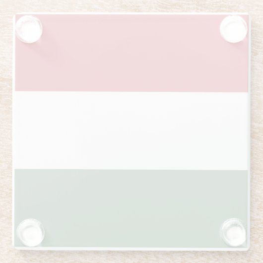 Ungarische Flagge Glasuntersetzer (Rückseite)