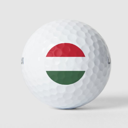 Ungarische Flagge Golfball (Vorderseite)