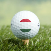 Ungarische Flagge Golfball (Insitu T-Shirt)