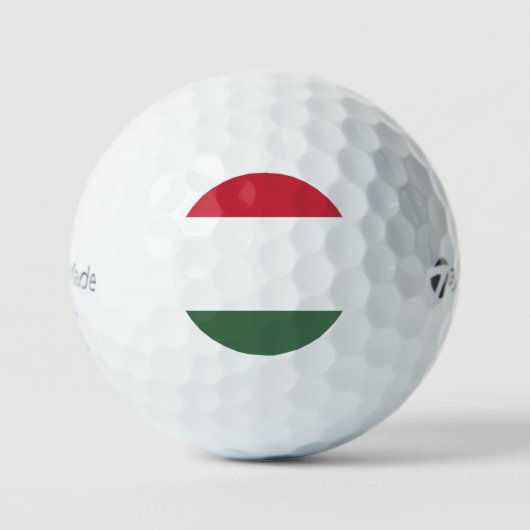 Ungarische Flagge Golfball (Vorderseite)