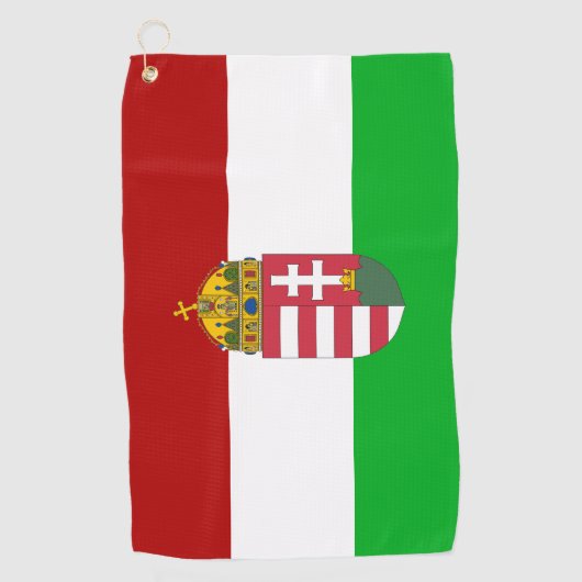 ungarische Flagge Golfhandtuch (Vorderseite)