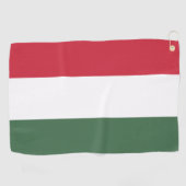 Ungarische Flagge Golfhandtuch (Horizontal)