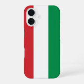 Ungarische Flagge iPhone 16 Hülle (Rückseite)