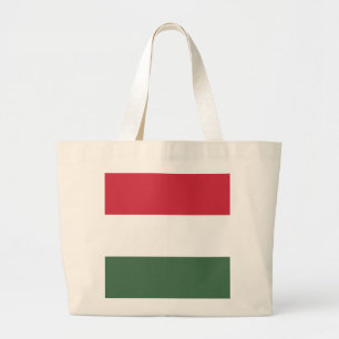 Ungarische Flagge Jumbo Stoffbeutel