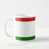 Ungarische Flagge Kaffeetasse (Links)