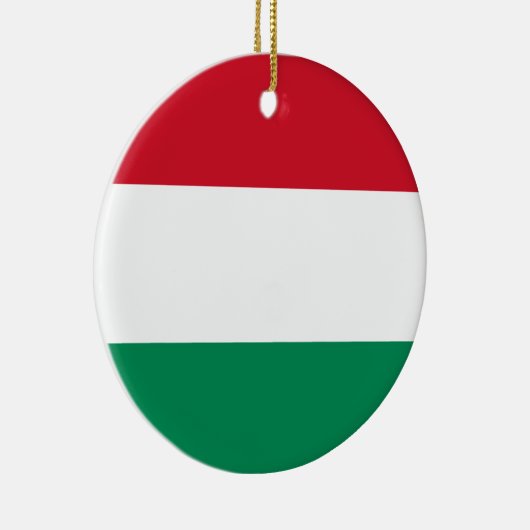 Ungarische Flagge Keramik Ornament (Rechts)