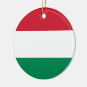 Ungarische Flagge Keramik Ornament (Links)