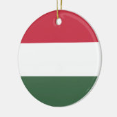 Ungarische Flagge Keramik Ornament (Links)