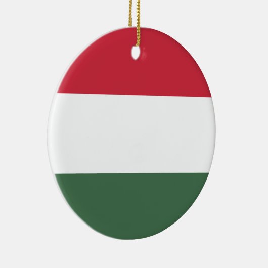 Ungarische Flagge Keramik Ornament (Rechts)