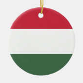Ungarische Flagge Keramik Ornament (Vorne)