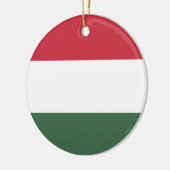 Ungarische Flagge Keramik Ornament (Links)