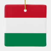 Ungarische Flagge Keramikornament (Rückseite)