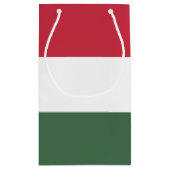 Ungarische Flagge Kleine Geschenktüte (Rückseite)