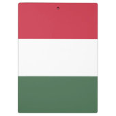 Ungarische Flagge Klemmbrett (Rückseite)