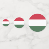 Ungarische Flagge Konfetti (Vorderseiten)