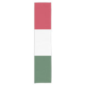 Ungarische Flagge Kurzer Tischläufer (Vorderseite)