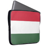 Ungarische Flagge Laptopschutzhülle (Vorne Rechts)