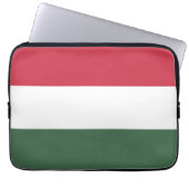 Ungarische Flagge Laptopschutzhülle (Vorderseite)