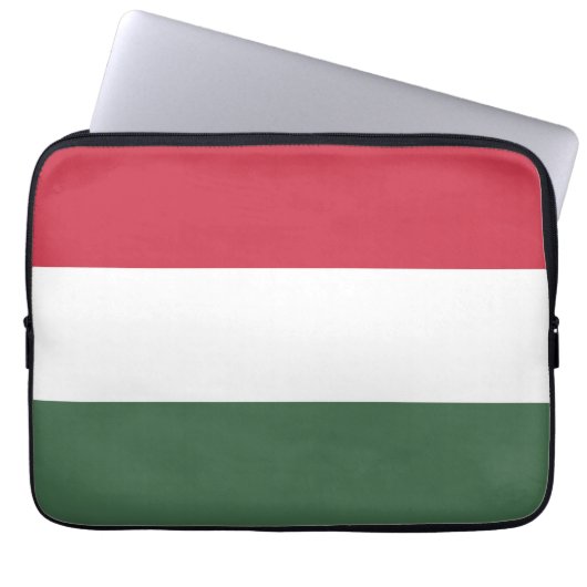 Ungarische Flagge Laptopschutzhülle (Vorderseite)