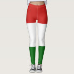 Ungarische Flagge Leggings<br><div class="desc">Die ungarische Flagge enthält nicht das ungarische Wappen,  aber das Wappen wird oft zu feierlichen Anlässen verwendet. #hungary #ungarian #budapest #patriotic</div>