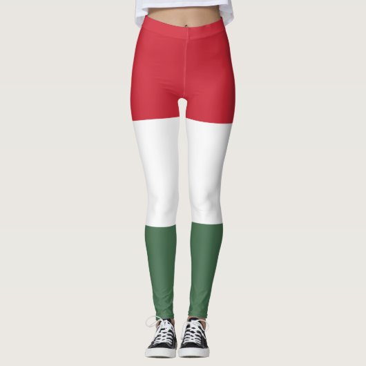 Ungarische Flagge Leggings (Vorderseite)