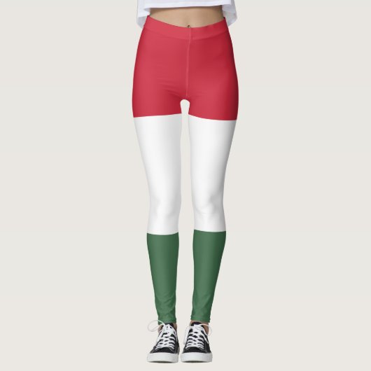 Ungarische Flagge Leggings (Vorderseite)