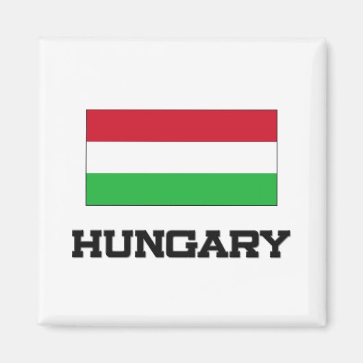 Ungarische Flagge Magnet (Vorne)