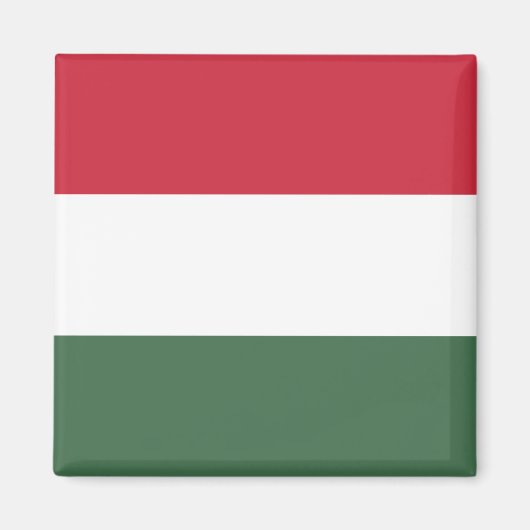 Ungarische Flagge Magnet (Vorne)